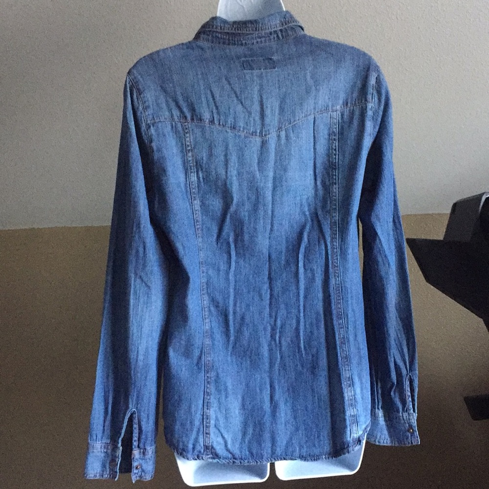Denim Blouse - Picture 2 of 3